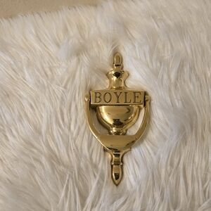 Boyle Gold Door Knocker